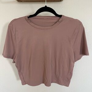 Women's Mauve Top Lululemon Wundermost XL